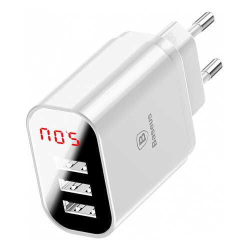 Сетевое зарядное устройство Baseus Mirror Lake 3 USB 3,4A Ehite в Фианит-Ломбард