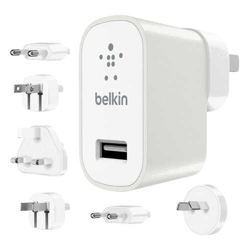 Сетевое зарядное устройство Belkin Global Travel Kit F8M967btWHT (White) в Фианит-Ломбард