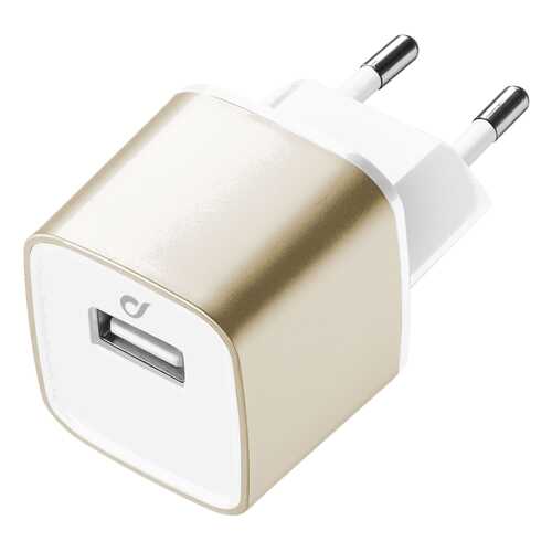 Сетевое зарядное устройство Cellular Line UNIQUE DESIGN APPLE Gold в Фианит-Ломбард