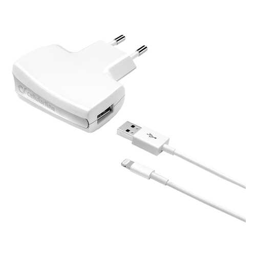 Сетевое зарядное устройство Cellular Line USB Charger Compact Kit ACHUSBMFIIPH5W 1А White в Фианит-Ломбард