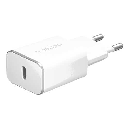 Сетевое зарядное устройство Deppa Power Delivery USB type-C 2,1A White в Фианит-Ломбард