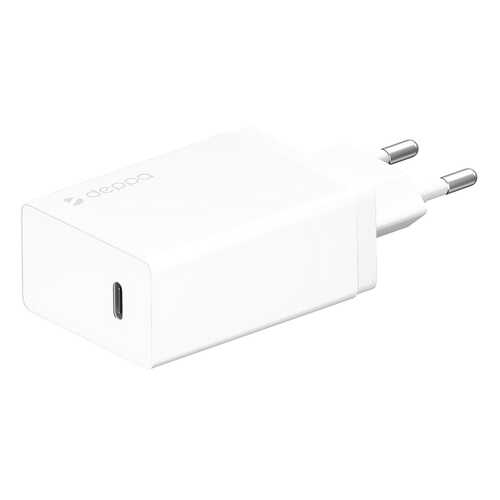 Сетевое зарядное устройство Deppa Power Delivery USB type-C 3A White в Фианит-Ломбард