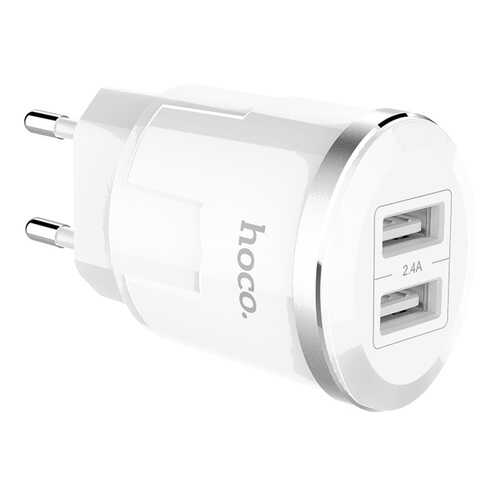 Сетевое зарядное устройство Hoco C38A Thunder Power 2 USB 2,4A White в Фианит-Ломбард