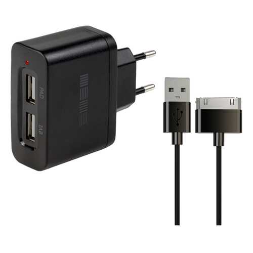 Сетевое зарядное устройство InterStep 2 USB 2A Black в Фианит-Ломбард