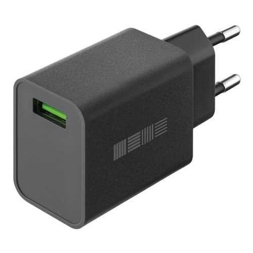 Сетевое зарядное устройство InterStep New RT:1*USB(18W) 2.4A QuickCharge3.0, Black в Фианит-Ломбард