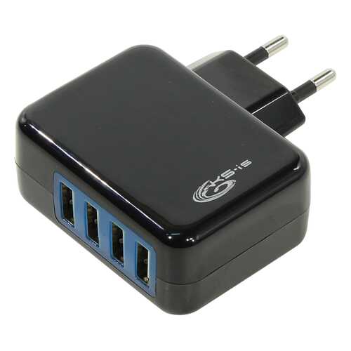Сетевое зарядное устройство KS-is KS-288 4 USB 4A Black в Фианит-Ломбард