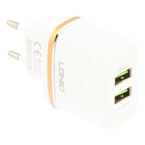 Сетевое зарядное устройство LDNIO DL-AC52 2 USB 2,4A White в Фианит-Ломбард