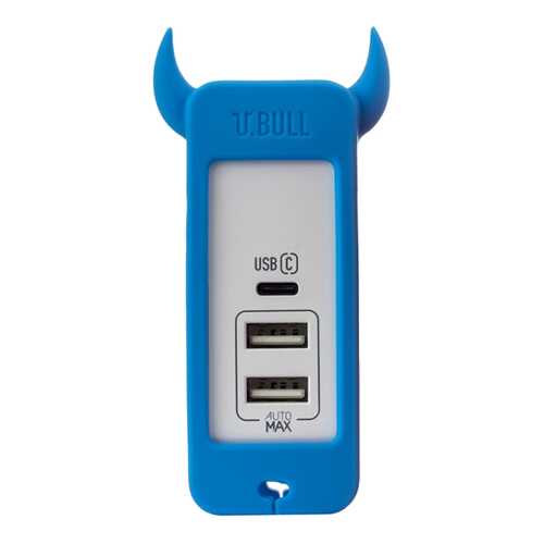 Сетевое зарядное устройство MoMax U.Bull 3 USB 5,4A Blue в Фианит-Ломбард