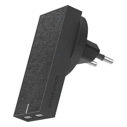 Сетевое зарядное устройство Native Union Smart 2 USB 3,1A Black в Фианит-Ломбард