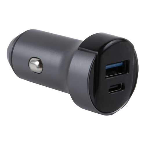 Сетевое зарядное устройство Red Line Tech USB (QС 3.0 18W) и Type-C (PD 18W) Grey в Фианит-Ломбард