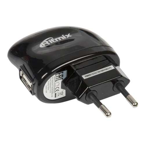 Сетевое зарядное устройство Ritmix RM-001 1 USB 1A Black в Фианит-Ломбард