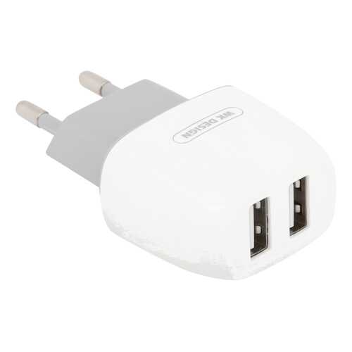Сетевое зарядное устройство WK CADDY 2USB Charger WP-U05 white в Фианит-Ломбард