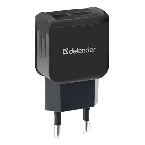 Сетевой адаптер питания Defender EPA-13 зарядка 2.1А 2 USB-порта чёрный в Фианит-Ломбард