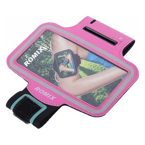 Спортивный чехол на руку Romix Arm Belt (RH07-5,5) для смартфона 5,5 (Pink) в Фианит-Ломбард