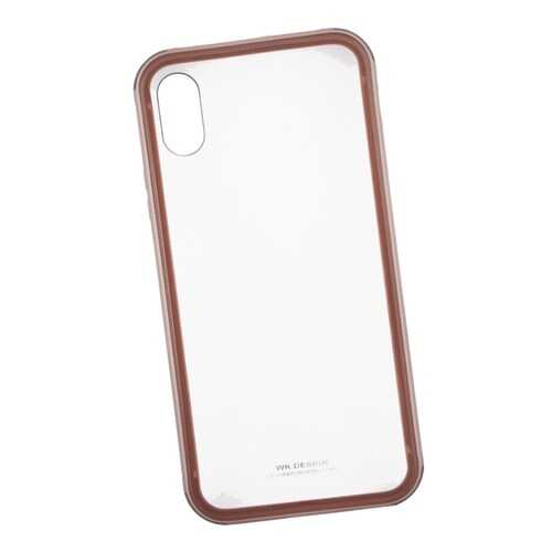 Стеклянная вставка для чехла WK-Kingkong Glass Case для iPhone X (золотая) в Фианит-Ломбард