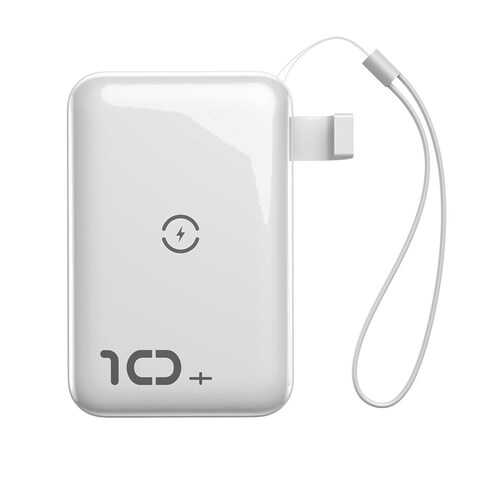 Внешний аккумулятор Baseus Mini S Bracket Wireless Charger 10000mAh (PPXFF10W-02) White в Фианит-Ломбард