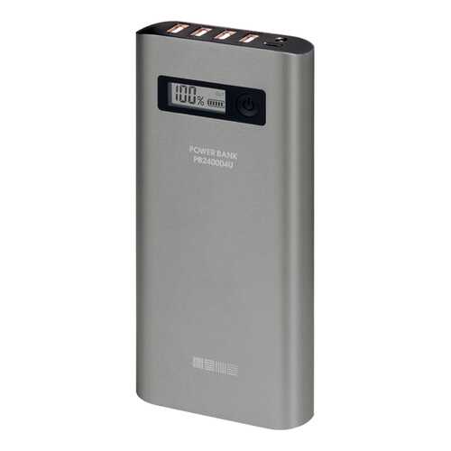 Внешний аккумулятор InterStep PB240004U 24000 мА/ч (IS-AK-PB244USPG-000B20) Silver в Фианит-Ломбард