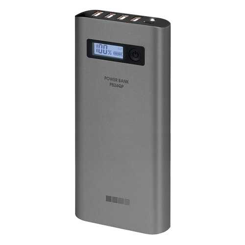 Внешний аккумулятор InterStep PB24QP 24000 мА/ч (IS-AK-PB24QPD18-SPGB201) Grey в Фианит-Ломбард