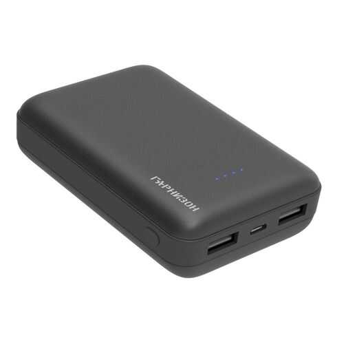 Внешний аккумулятор powerbank Гарнизон GPB120 10000 мА-ч, 2USB, 2.1A черный в Фианит-Ломбард