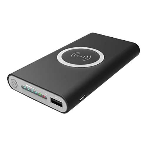 Внешний аккумулятор Qi PowerBank Wireless 10000 мА/ч Black в Фианит-Ломбард