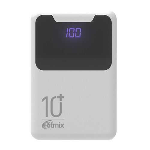 Внешний аккумулятор Ritmix RPB-10005 1\0000 мА-ч 2USB 2,1 А White в Фианит-Ломбард