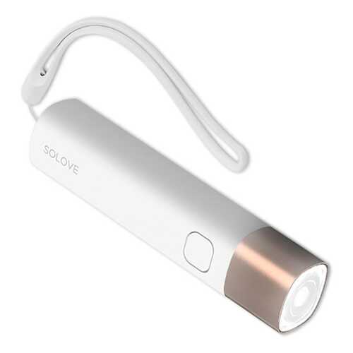Внешний аккумулятор SOLOVE X3s Portable Flashlight Power Bank White в Фианит-Ломбард