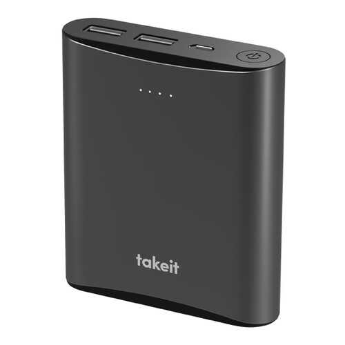 Внешний аккумулятор Takeit Steel 10400 мА/ч (TKTPBSTEEL10400GREY) Grey в Фианит-Ломбард
