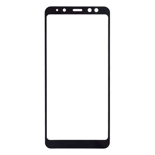Защитное стекло 5D на весь экран для Samsung A8 (2018) черное в Фианит-Ломбард