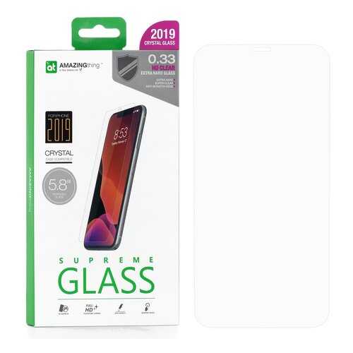 Защитное стекло AMAZINGthing SupremeGlass Extra Hard 0.33mm для Apple iPhone X в Фианит-Ломбард