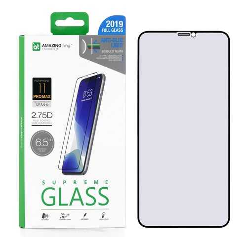 Защитное стекло AMAZINGthing SupremeGlass Full Glue Black для Apple iPhone XS Max в Фианит-Ломбард