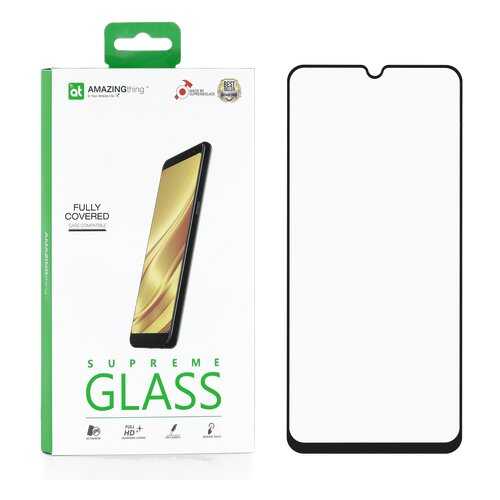 Защитное стекло AMAZINGthing SupremeGlass Full Glue Black для Samsung Galaxy A50 (2019) в Фианит-Ломбард