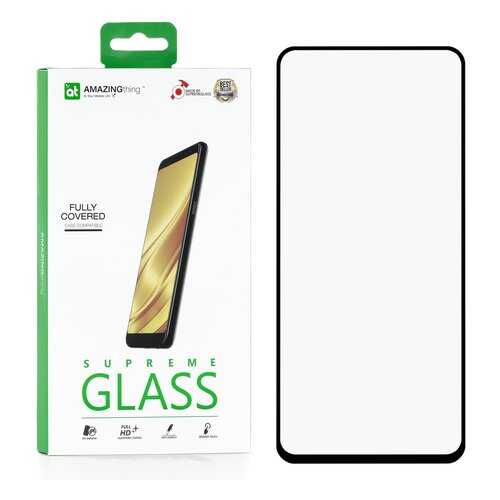 Защитное стекло AMAZINGthing SupremeGlass Full Glue Black для Samsung Galaxy A70 (2019) в Фианит-Ломбард