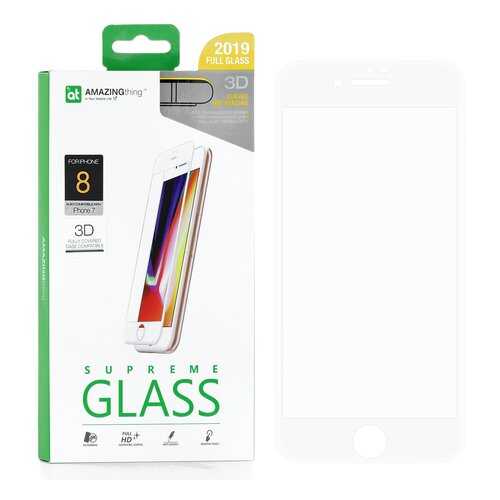 Защитное стекло AMAZINGthing SupremeGlass Hot Bending 3D White 0.3mm для Apple iPhone 7 в Фианит-Ломбард