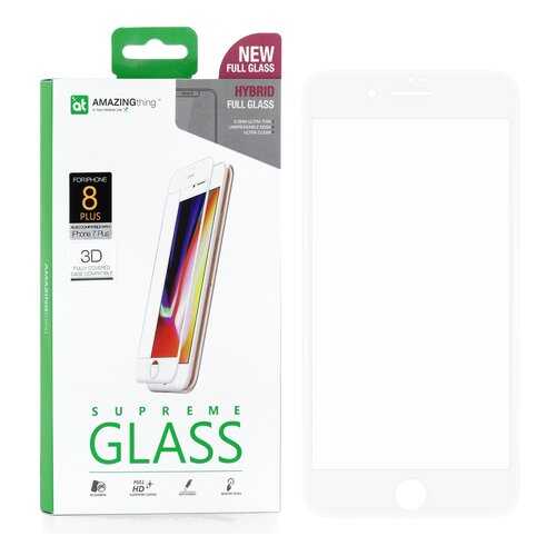 Защитное стекло AMAZINGthing SupremeGlass Hybrid 3D White 0.2mm для Apple iPhone 7 в Фианит-Ломбард