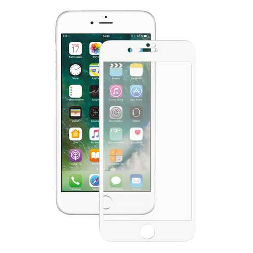 Защитное стекло Deppa для Apple iPhone 7 Plus/iPhone 8 Plus White в Фианит-Ломбард