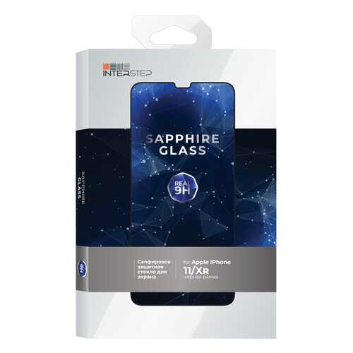 Защитное стекло для смартфона InterStep для iPhone 11/Xr, сапфировое, Black в Фианит-Ломбард