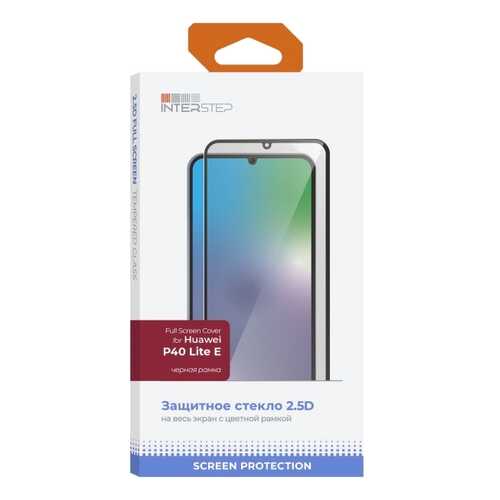 Защитное стекло для смартфона InterStep FSC для Huawei P40 Lite E Black в Фианит-Ломбард