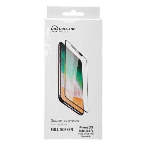 Защитное стекло для смартфона Red Line для iPhone XS Max (6.5''), FScr.(3D) TG FG Black в Фианит-Ломбард