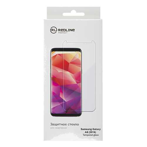 Защитное стекло для смартфона Red Line для Samsung Galaxy A8 (2016), tempered glass в Фианит-Ломбард