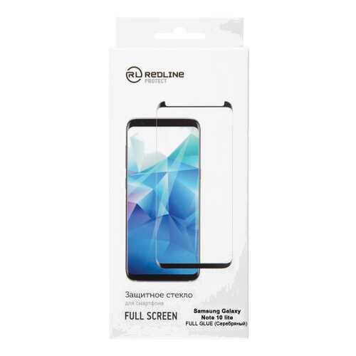 Защитное стекло для смартфона Red Line для Samsung Galaxy Note 10 lite, FS TG FG Silver в Фианит-Ломбард