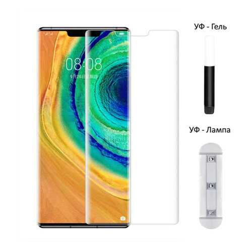 Защитное стекло Epik Nanoscarle Light full glue c УФ лампой для Huawei Mate 30 Pro Clear в Фианит-Ломбард