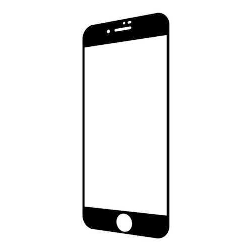 Защитное стекло Full Glue Premium Krutoff для iPhone 7/8 Black в Фианит-Ломбард