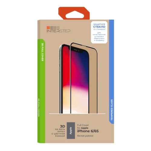 Защитное стекло InterStep для Apple iPhone 6/iPhone 6S (IS-TG-IPHO6S3DW-UA3B202) в Фианит-Ломбард