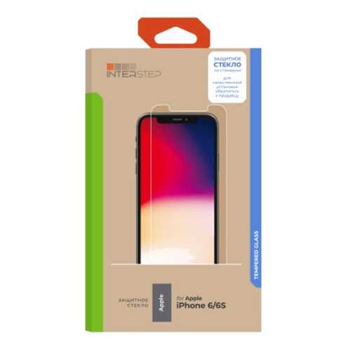 Защитное стекло InterStep для Apple iPhone 6/iPhone 6S (IS-TG-IPHONE6SU-UA3B202) в Фианит-Ломбард