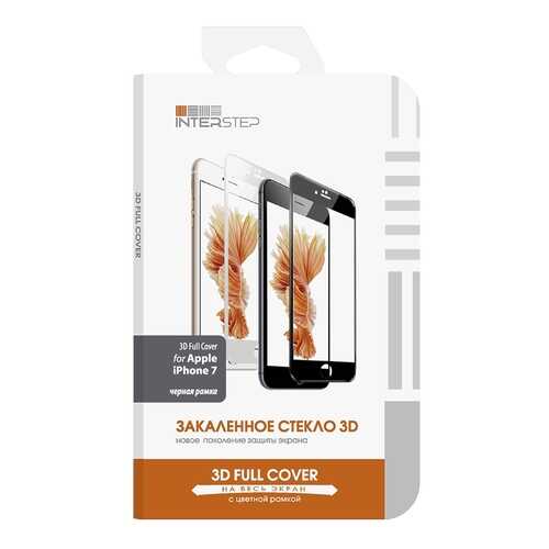 Защитное стекло InterStep для Apple iPhone 7 Black в Фианит-Ломбард