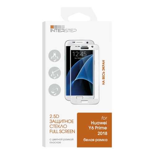 Защитное стекло InterStep для Huawei Y6 Prime (2018) White в Фианит-Ломбард
