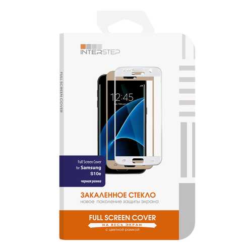 Защитное стекло InterStep для Samsung Galaxy S10E Black в Фианит-Ломбард