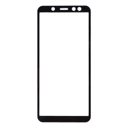 Защитное стекло на весь экран полноклеевое для Samsung Galaxy A6 (2018) черное в Фианит-Ломбард