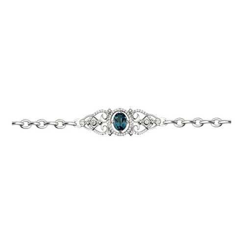 Браслет женский Aquamarine 7412308А р.16 в Фианит-Ломбард