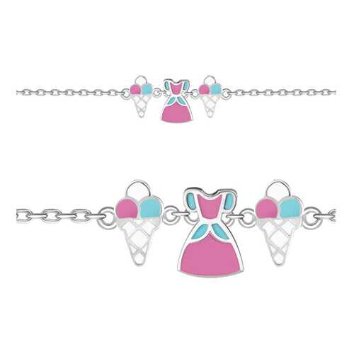 Браслет женский Aquamarine 74475 р.16 в Фианит-Ломбард